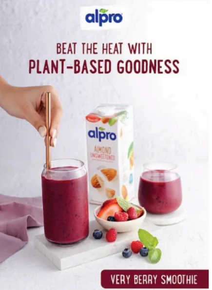 Beat the Heat campaign artwork for the Very Berry Smoothie
