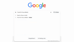 Food on Focus Media SERP