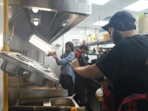 F&B Creative Agency Team at a Restaurant Shoot