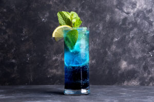 Blue Oxygen Drink Photography