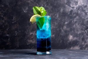 Blue Oxygen Drink Photography