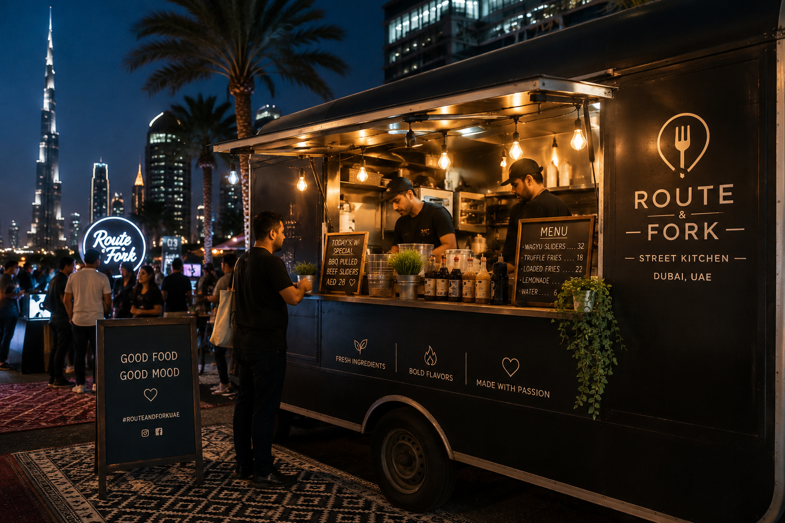 Food Truck and Pop-Up Photography in the UAE