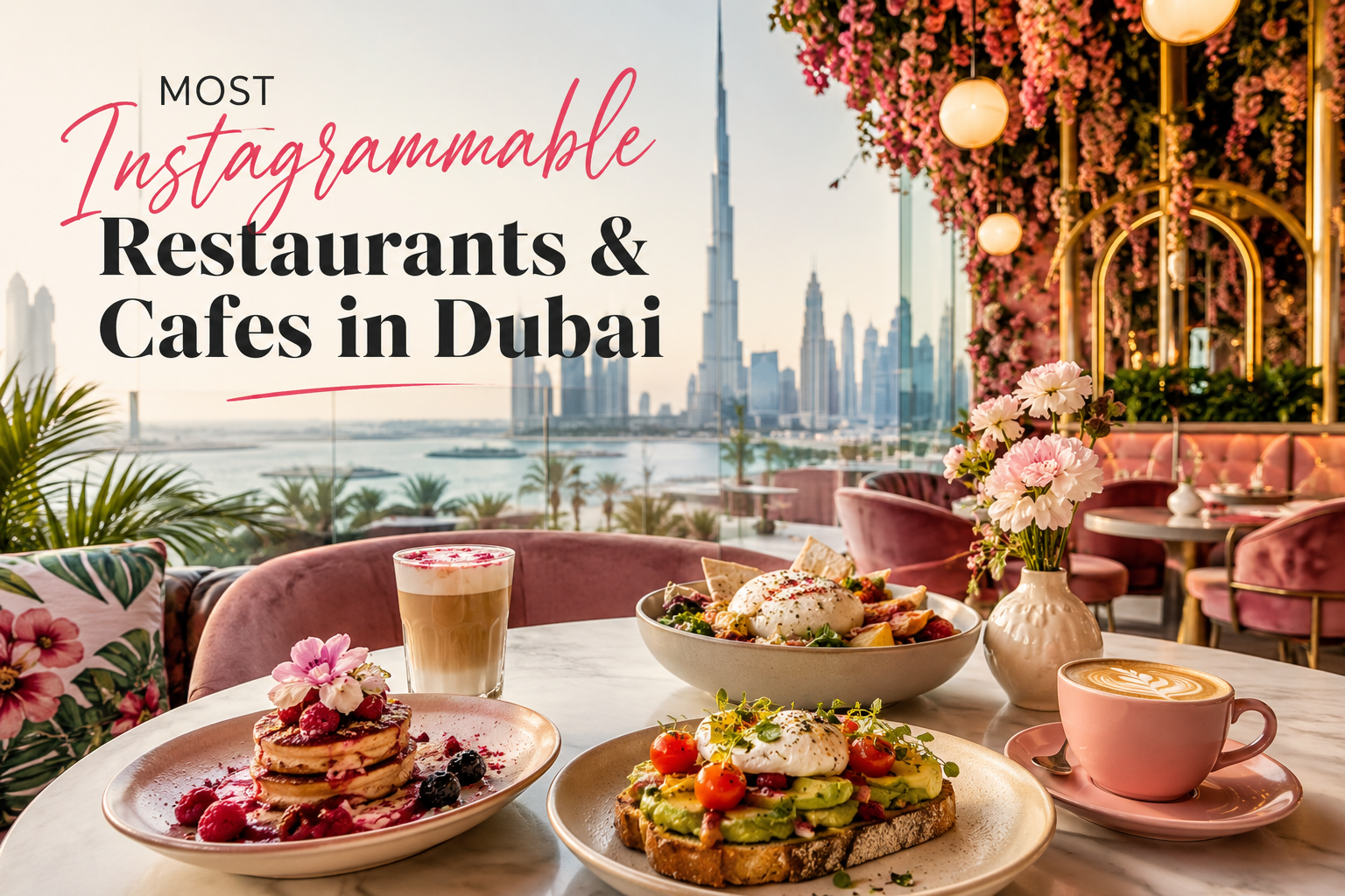 Most Instagrammable Restaurants and Cafes in Dubai